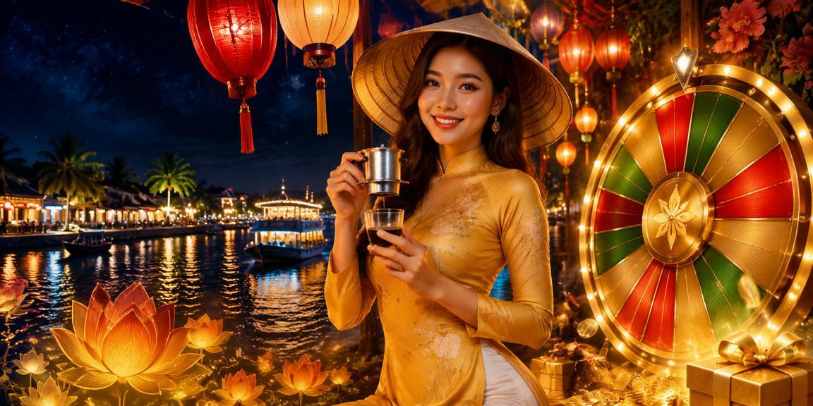 Không khí giải trí casino và cà phê sáng tại vùng Mekong – người dùng thư giãn và giao dịch
